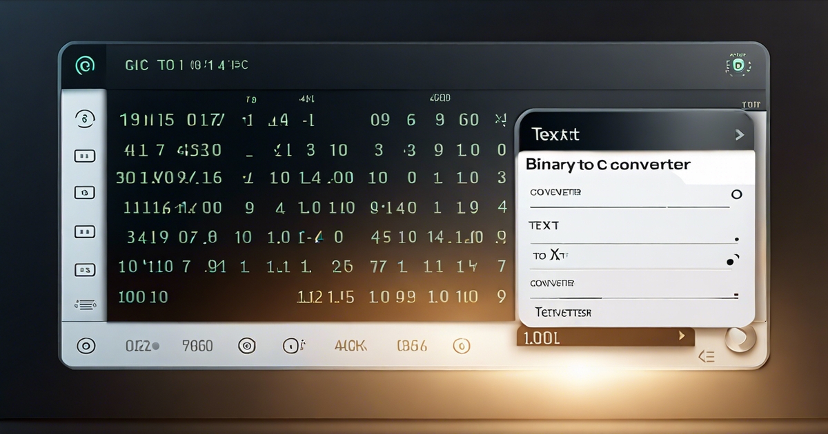 Binary to Text Converter