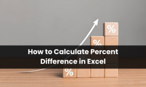 How to Calculate Percent Difference in Excel